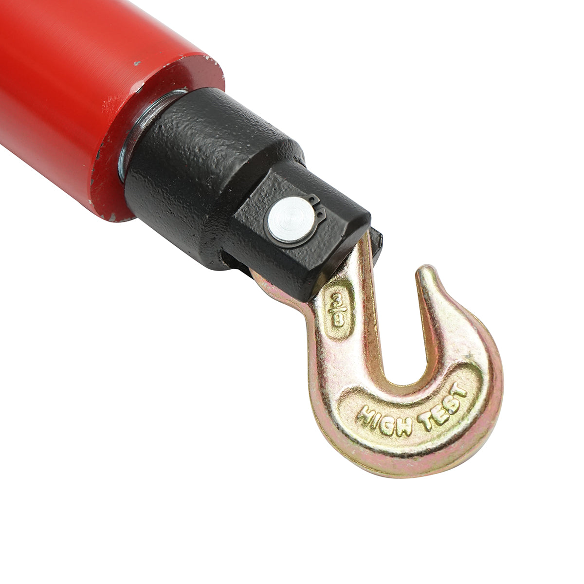 Hydraulic cylinder with hooks for sheet metal works, maximum load 10T