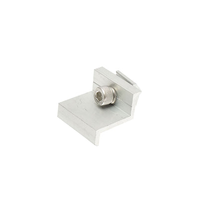 End clamp 35mm for photovoltaic solar panel system B, 24mm Breckner Germany
