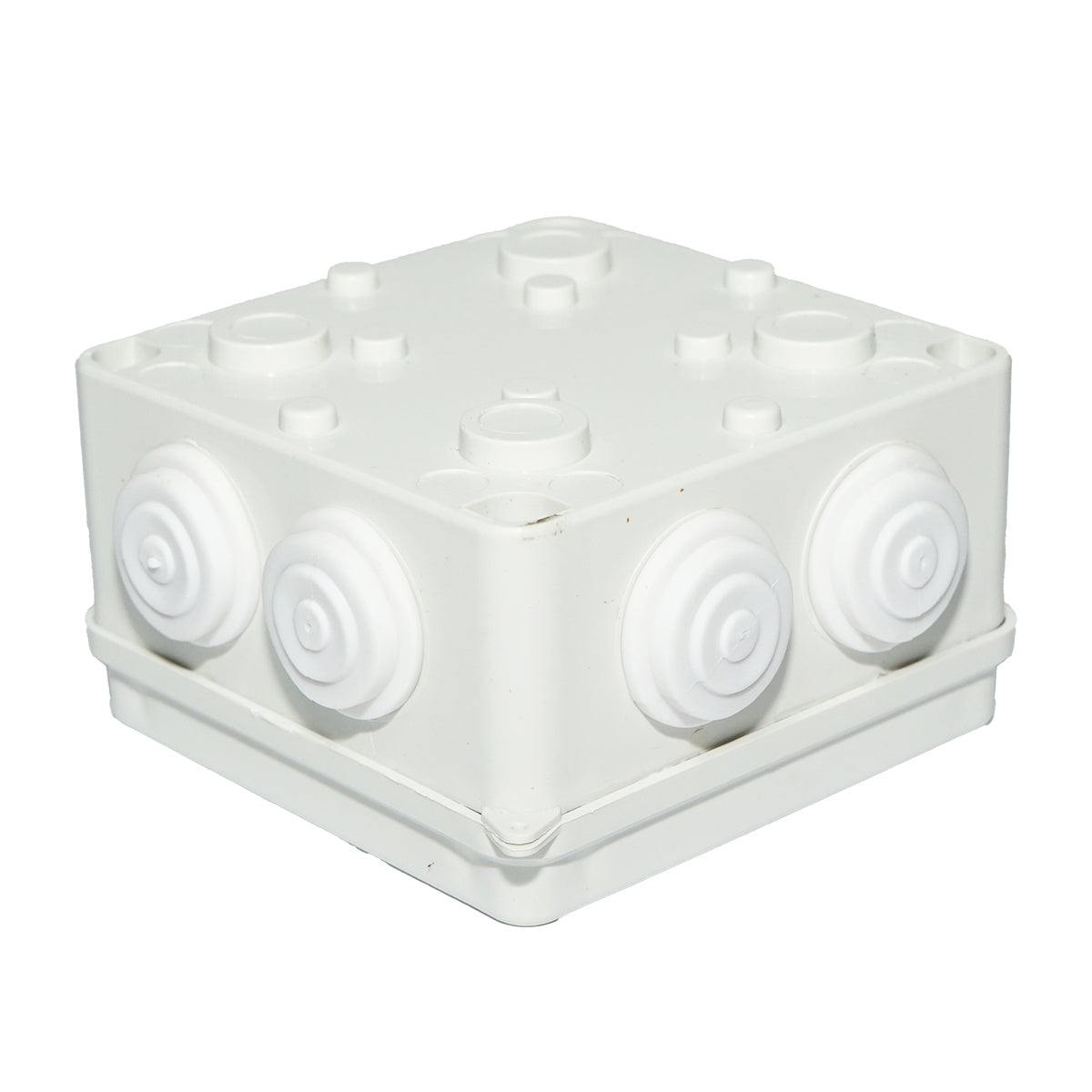 Apparent derivative box 7 entries 100x100x70mm IP65