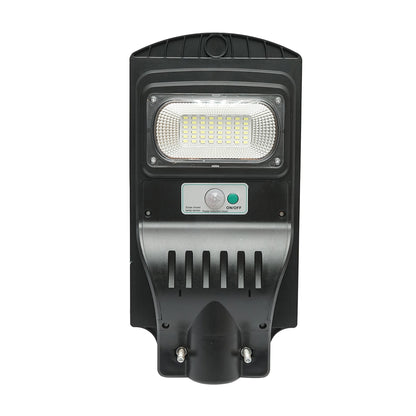 60W 6500K LED solar street lamp with 10W solar panel, 10000mAh battery, remote control, pole mount IP65 Breckner Germany