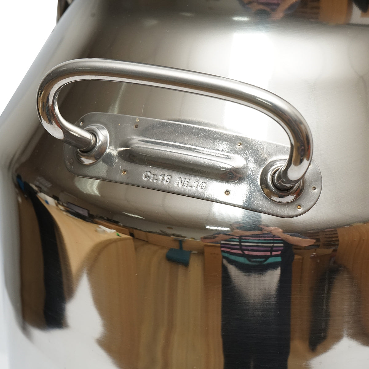Stainless steel milk can with lid 40L cow milking machine Breckner Germany