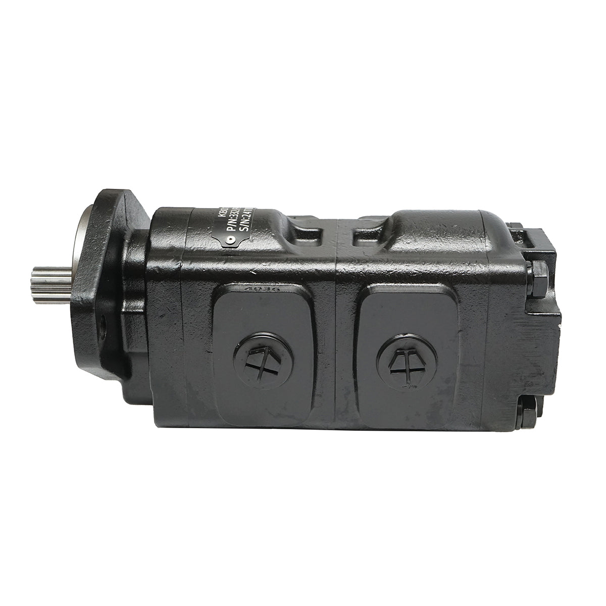 Triple hydraulic pump with valve 37/33CC for loader, Manitou JCB OEM code 332/F9031, 20/925581, 333/G5391, 7049532007