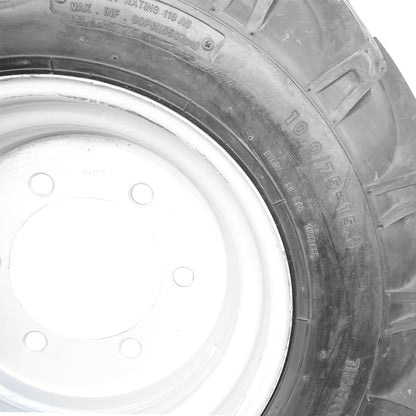 Complete wheel rim with agricultural tire 10.0/75 R 15.3 14PR R1