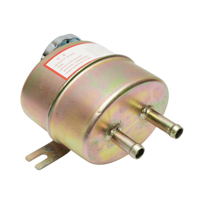Hydraulic oil decanter filter with metal tank, connection diameter 16