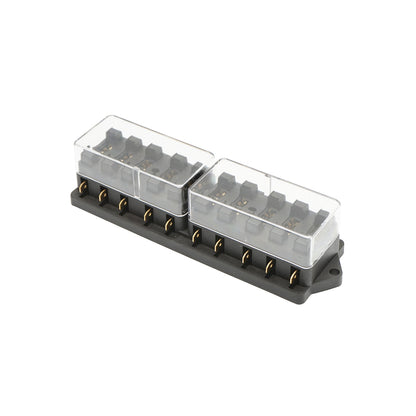 Flat fuse box with 10 slots Breckner Germany