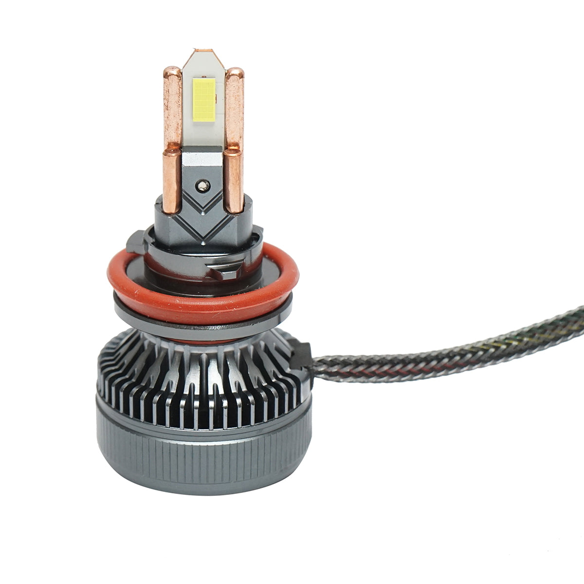 Set of 2 H11 LED car bulbs, 60W, 12-36V cold white light