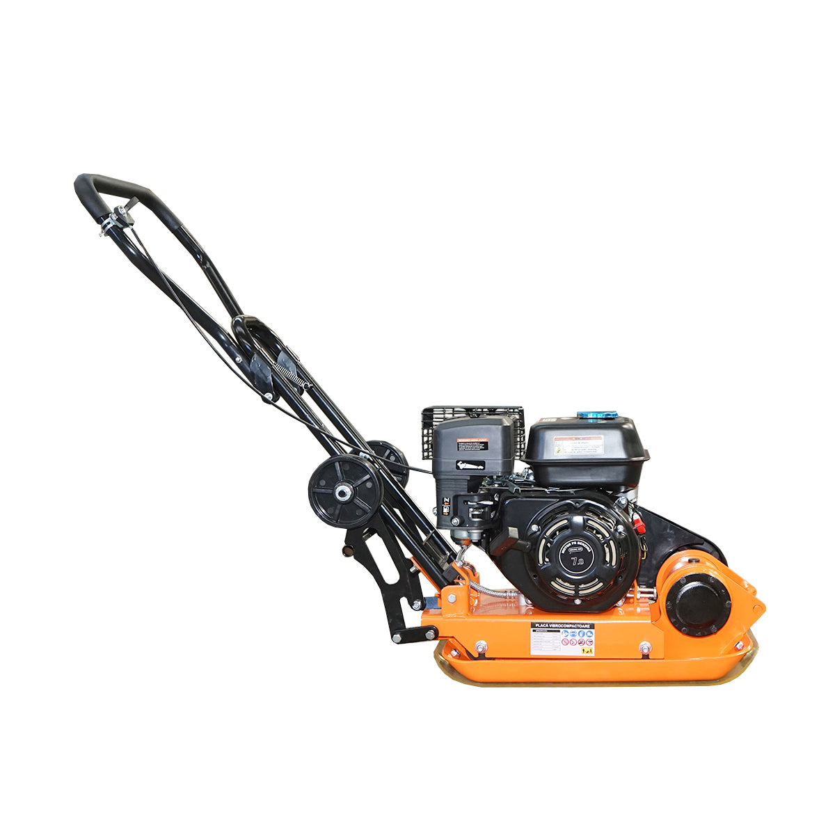 C60-A plate compactor with a working surface of 510x370mm, standard euro 5 engine, 78CC/6.5HP, 5900 RPM, 58Kg Thor