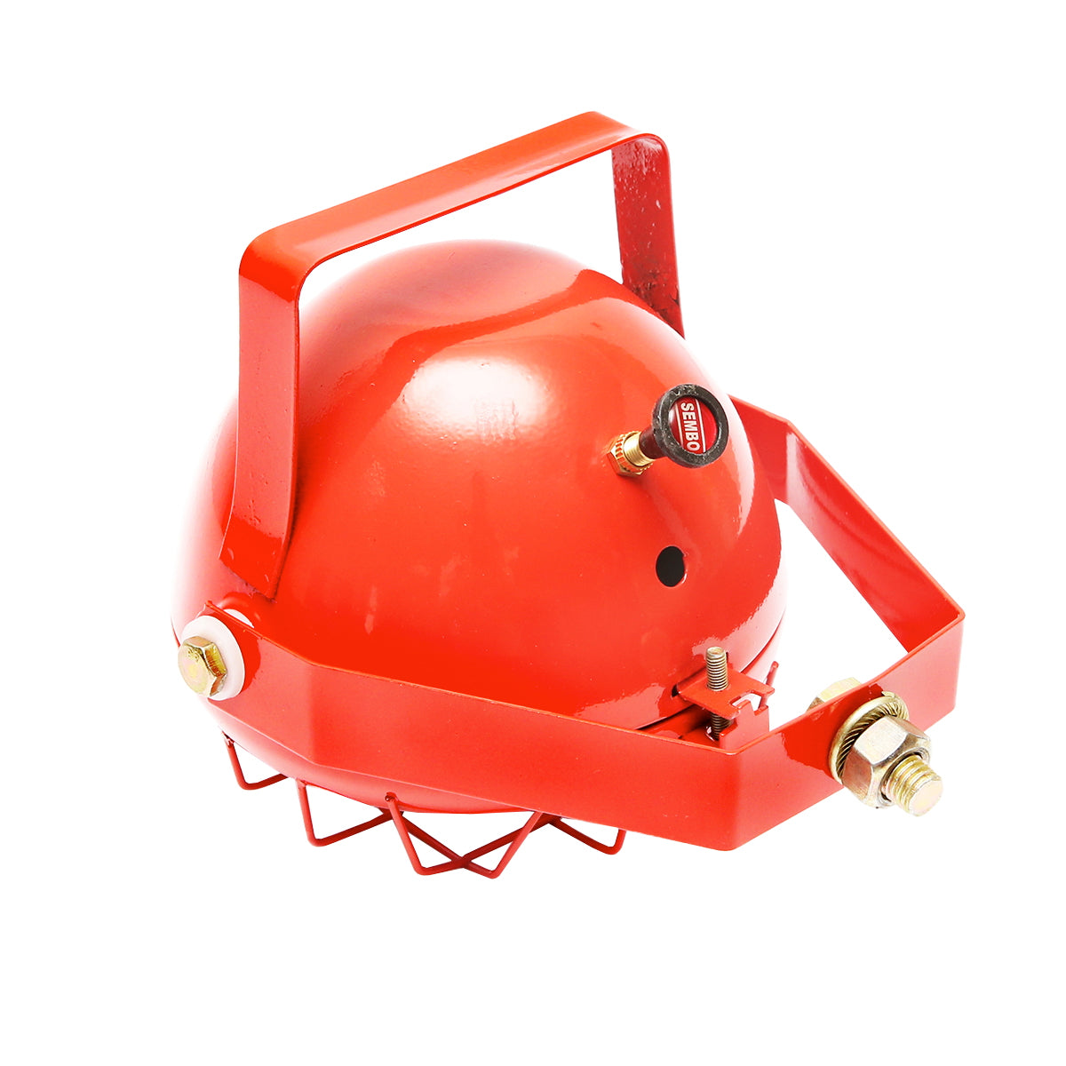 Adjustable orange work lamp, projector with switch for tractor or agricultural machinery 12V Breckner Germany