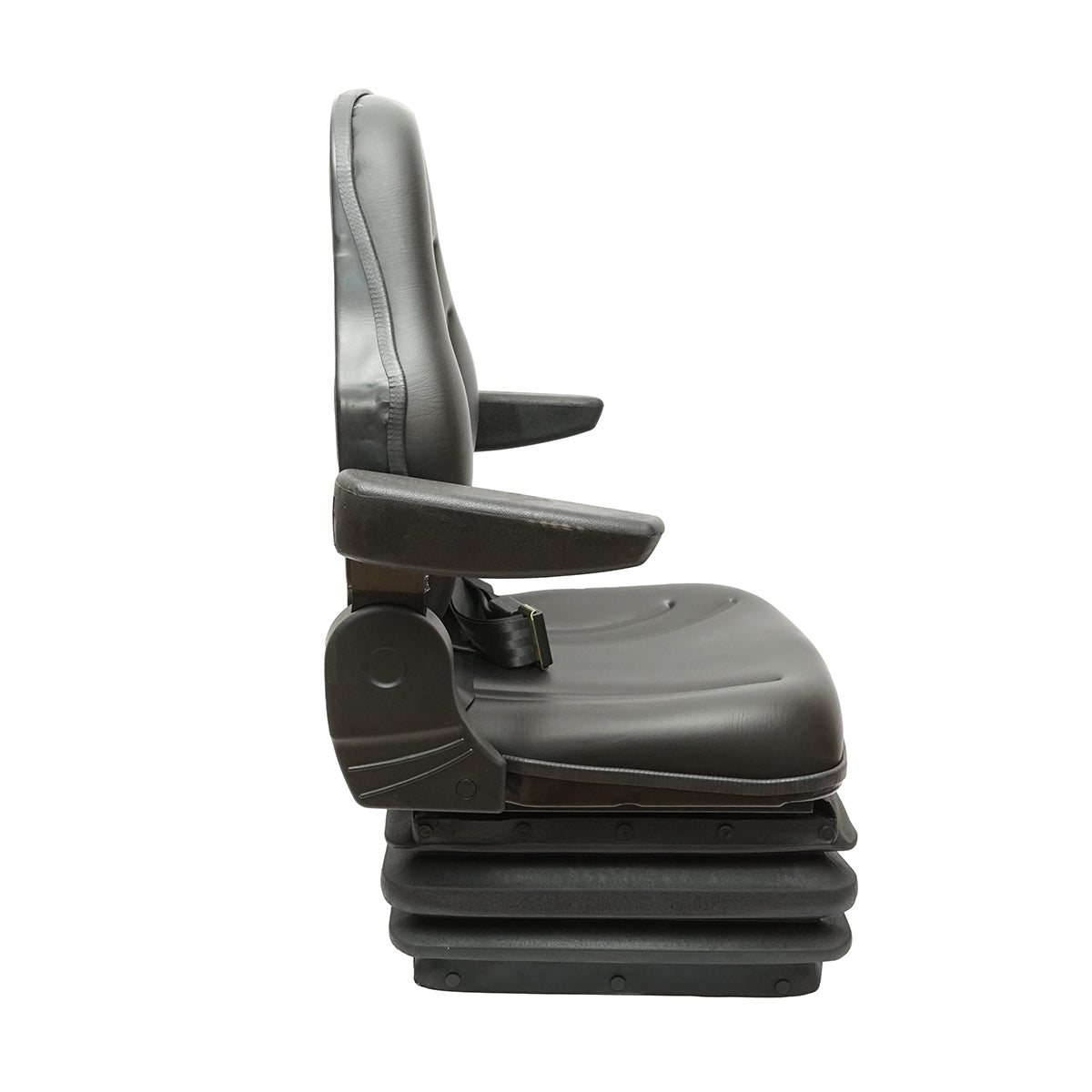 Universal air suspension seat, adjustable in height and weight 50-140Kg, armrests and backrest tilted 50-90° for tractor, agricultural, industrial machinery, forklift