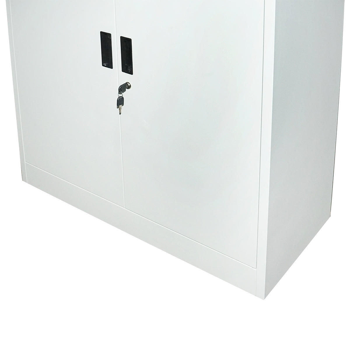 Metal cabinet with 4 secure solid doors 1800x900x400mm
