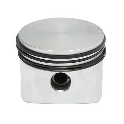 Connecting rod and piston set equipped with 80mm segments, for a Forest Tractor air compressor, Perkins engine