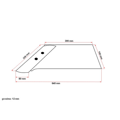 Blind left furrow plow type Vogel Noot WSM40 PK701401M