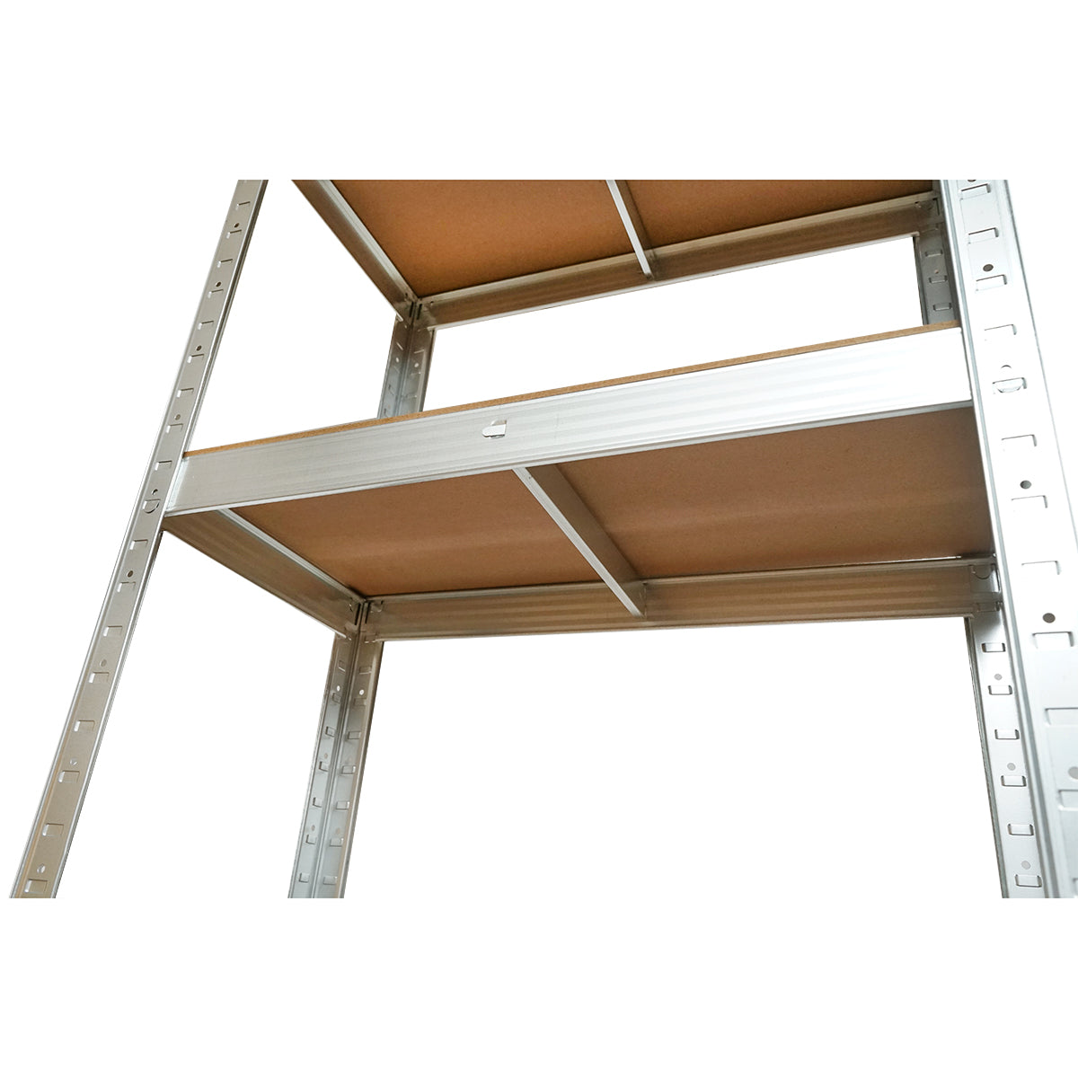 Metal shelf with 5 MDF shelves, 170x80x30cm, 100kg/shelf, assembly without screws Breckner Germany