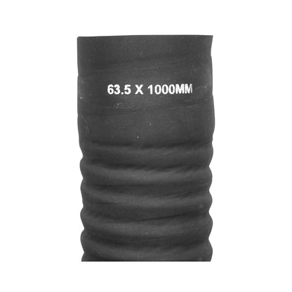 Flexible cooling hose interior 63.5x1000mm made of rubber with textile insert and metal spiral, 9 Bar Breckner Germany