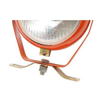 Adjustable orange work lamp, projector with switch for tractor or agricultural machinery 12V Breckner Germany
