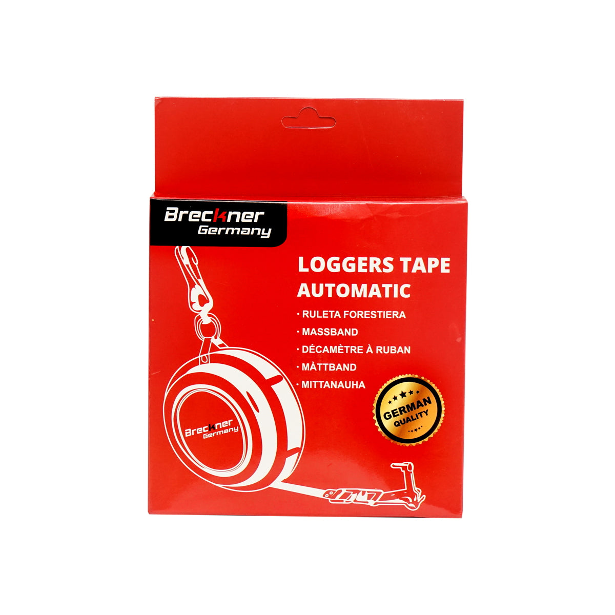 Automatic PVC forest roulette, with a 10mm metal hook, 25m Breckner Germany