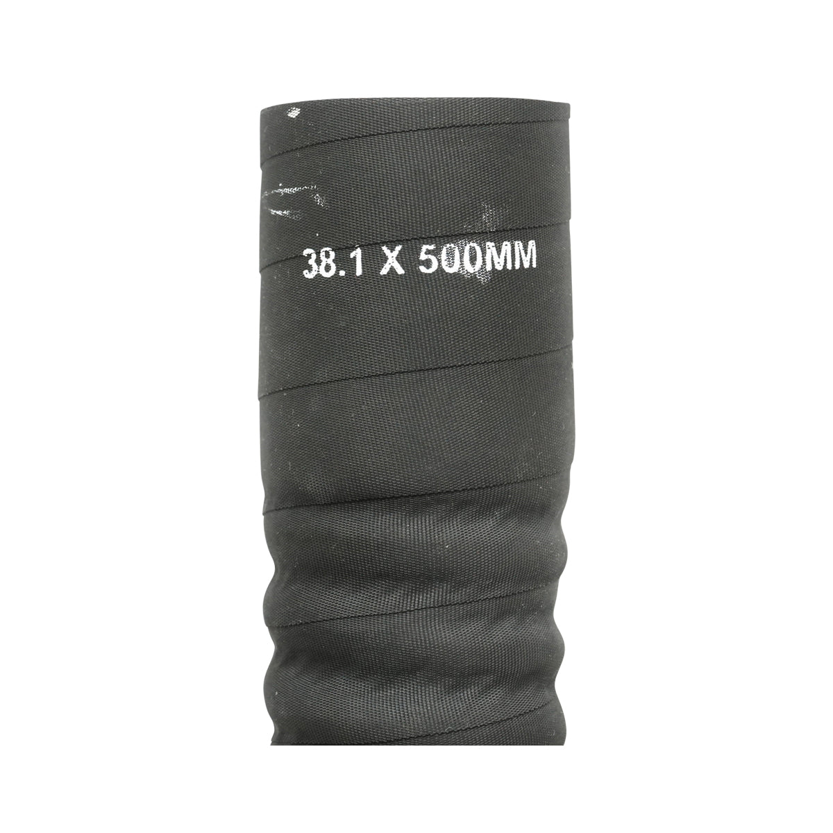 Flexible cooling hose inner diameter 38.1x500mm made of rubber with textile insert and metal spiral, 12 Bar Breckner Germany