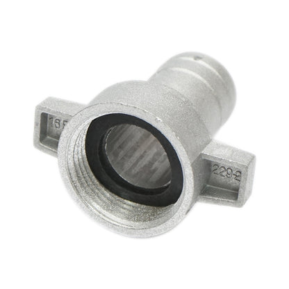 Coupling connector 1 inch with nut and aluminum gasket for irrigation water hose, fire department with internal thread
