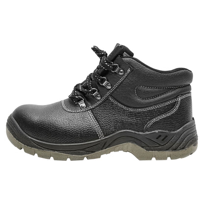 Size 40 safety boots with toe cap and steel sole insert 5003