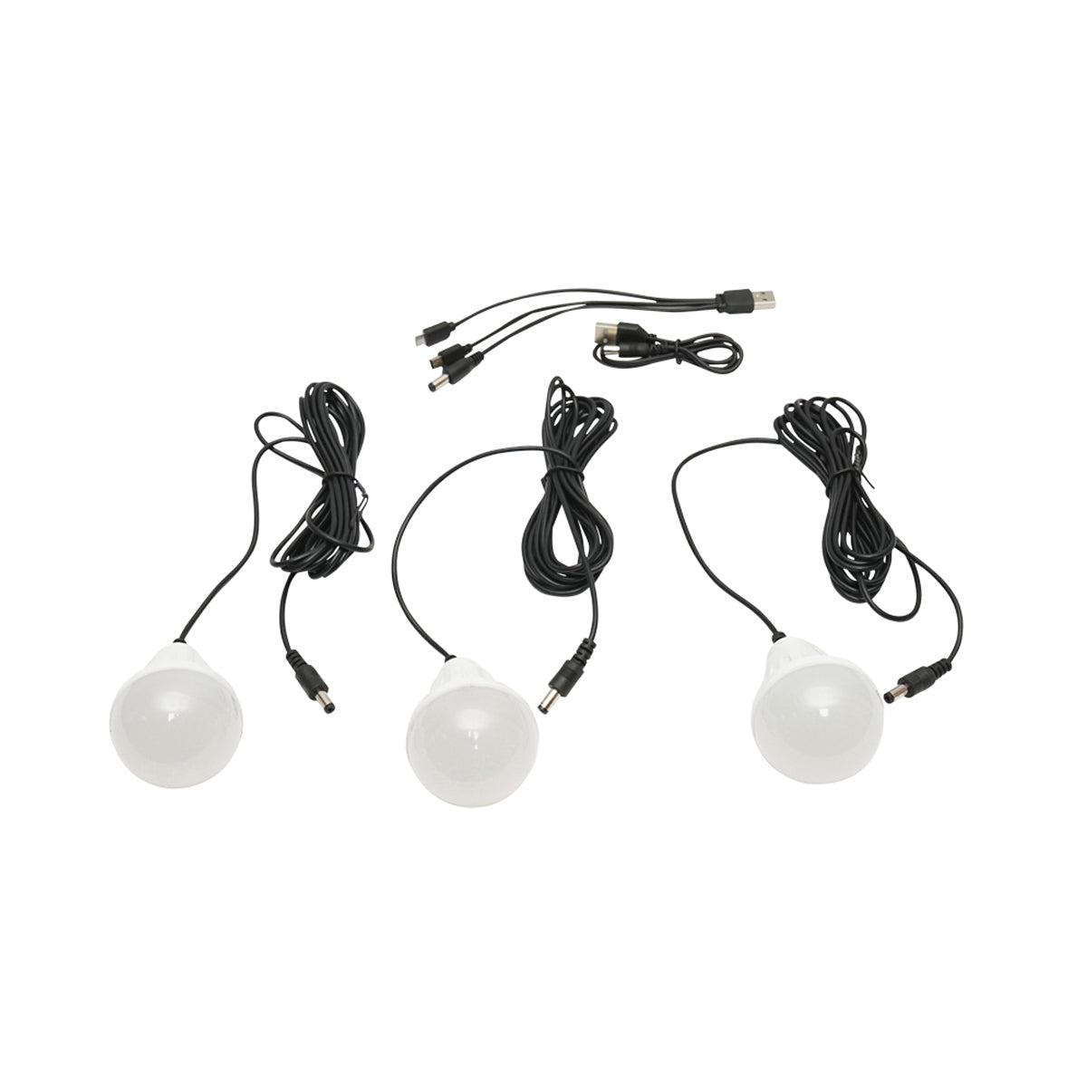 Portable LED lighting kit with 3 bulbs/projector, FM radio, MP3, solar panel, and 3.7V, 4500 mAh battery for fishing camping GD-P30FM