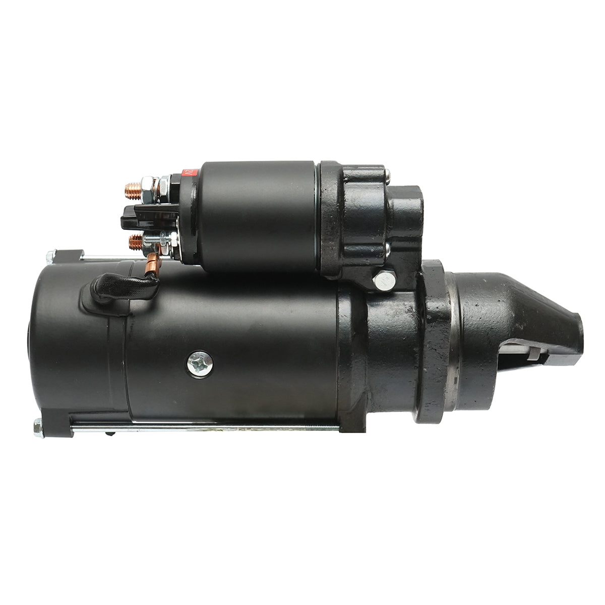 12V starter motor, 3.4kW, 320mm Iskra type for John Deere OEM AL110597
