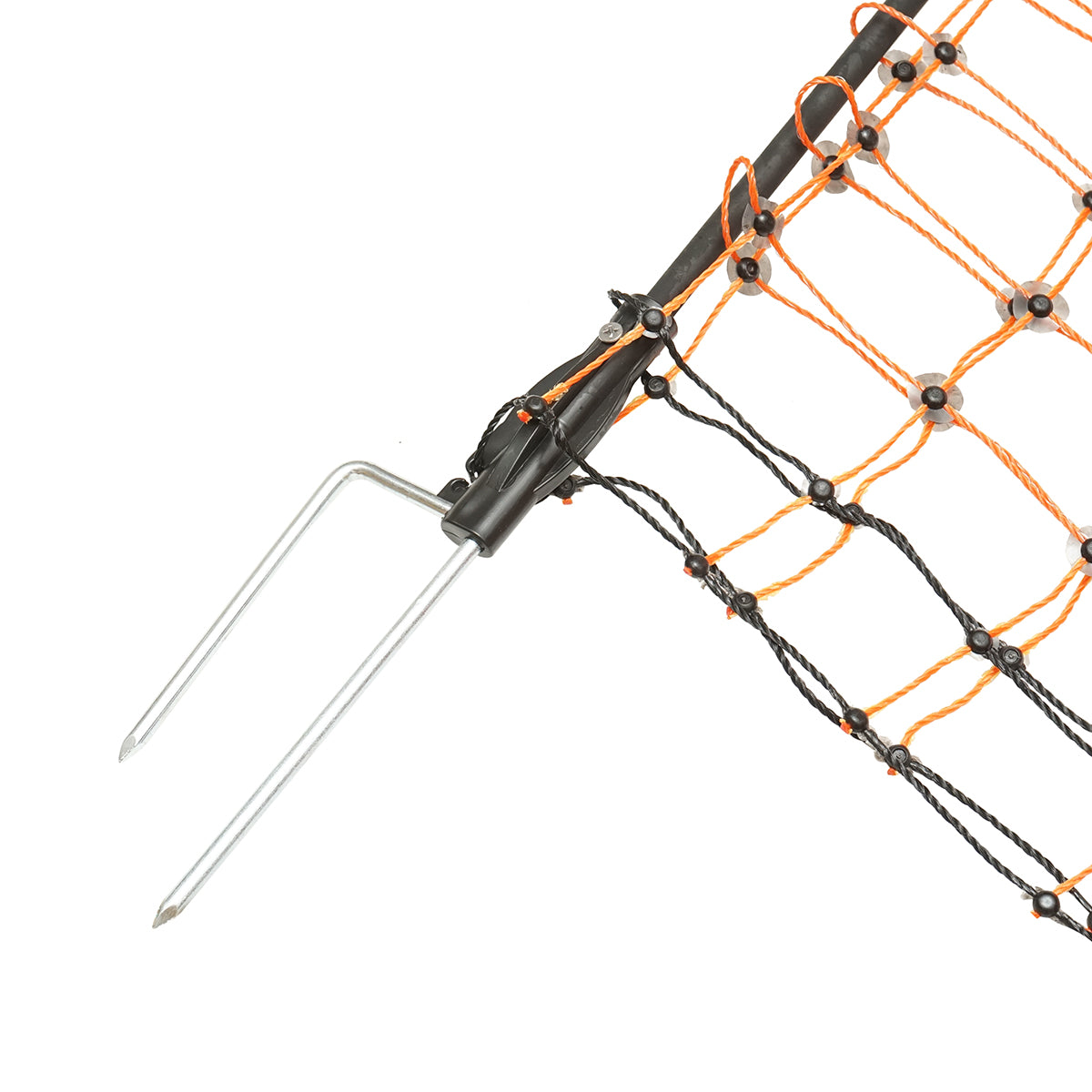 Electric fence netting 120cmx30m with double leg, resistance 0.2 Ohm/m Breckner Germany