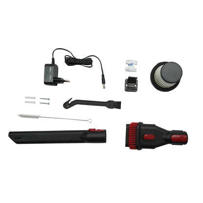 Cordless vertical vacuum cleaner 350W, suction power 15-27 kPa, 2200 mAh battery, dust container 1.2L, 2 suction modes, LED touch screen, LED illuminated brush, ONSEEN M81