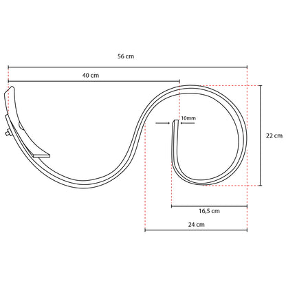 Arc scormonitor with arrow 560x25x8mm combination import CPGS-1.2.0 300102