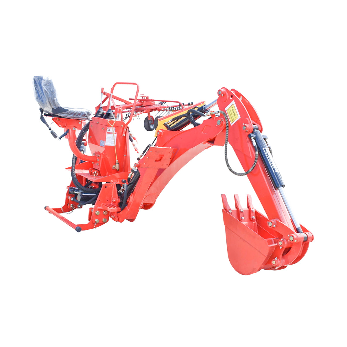Excavator arm for tractor 25-50HP, 180-degree rotation, digging depth 2.2m, 415Kg Breckner Germany