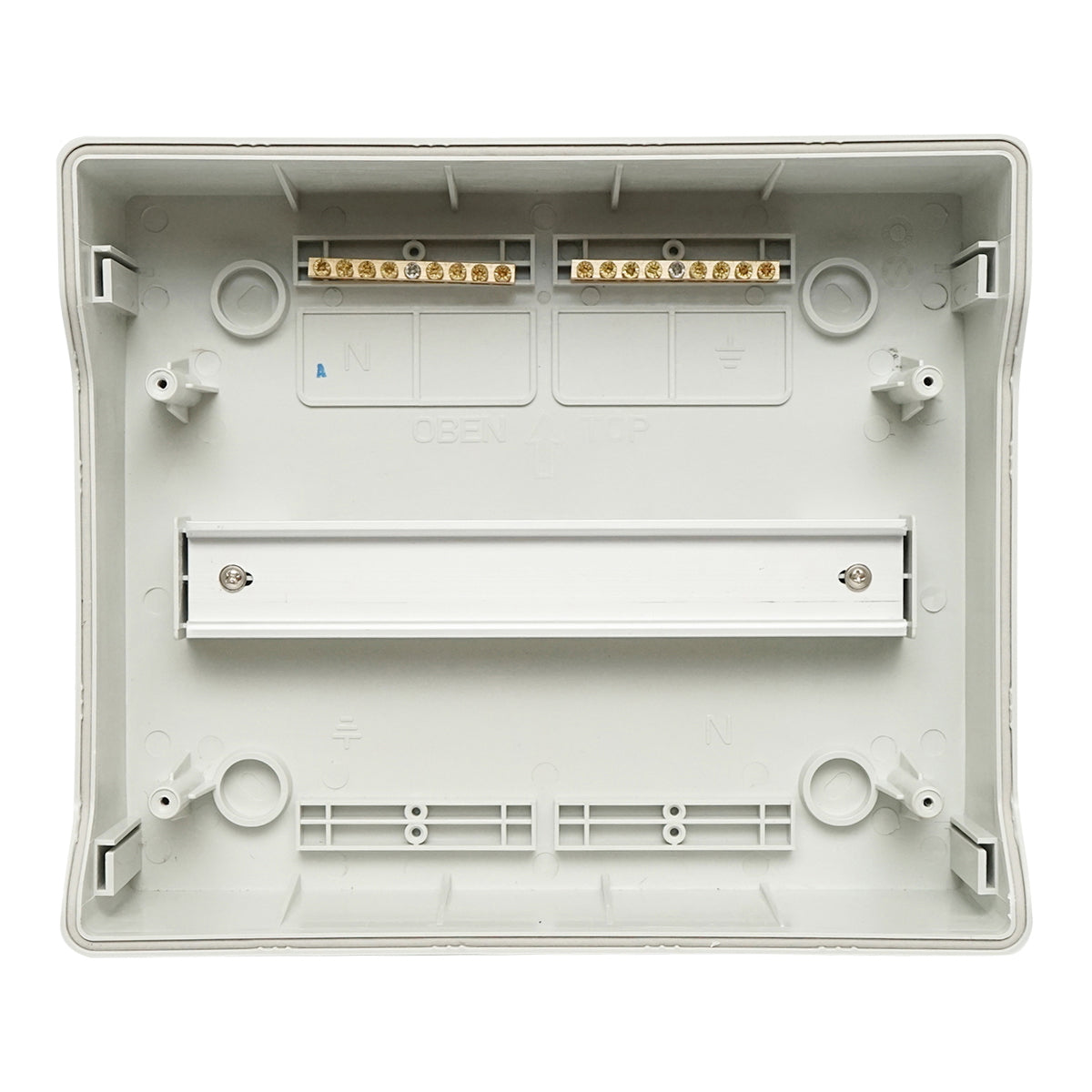 Single row fuse box, 12 modules IP66 Suntree