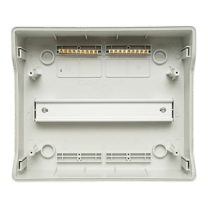 Single row fuse box, 12 modules IP66 Suntree