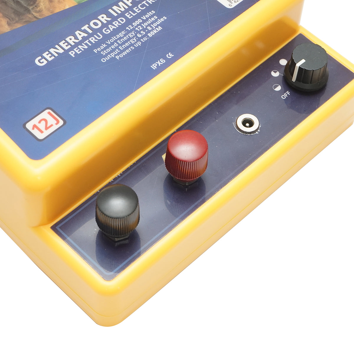 12 Joule impulse generator device for electric fence 12V/220V Breckner Germany