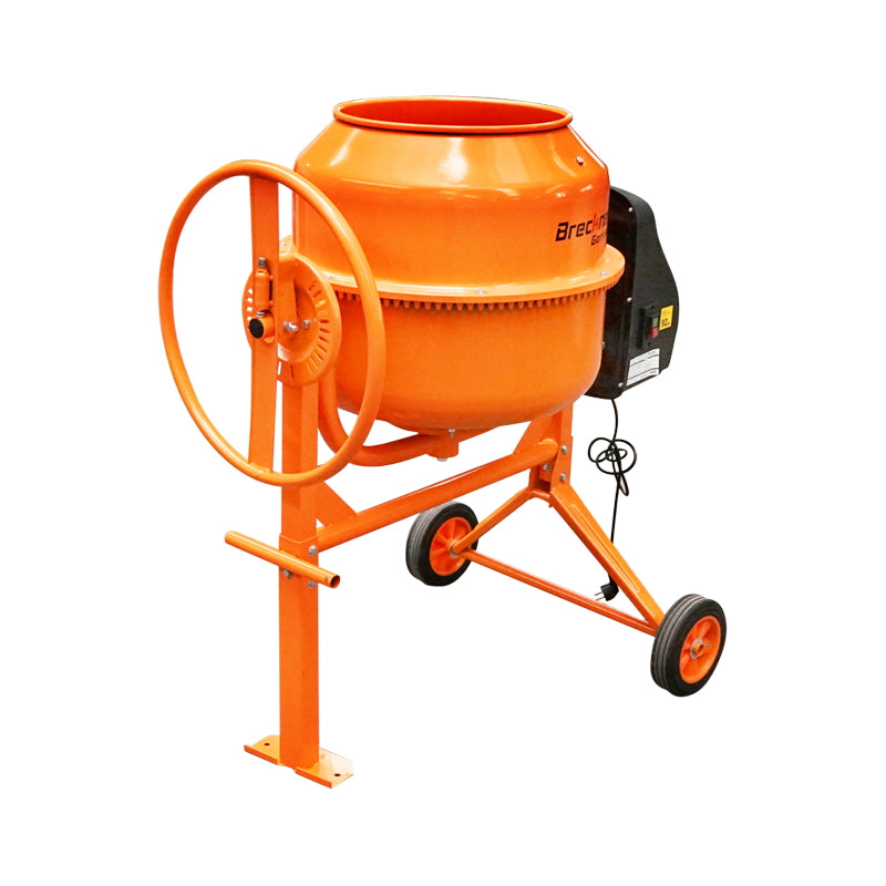Concrete mixer 550 W, bucket volume 140L, gear and crown made of cast iron, 48 kg Breckner Germany