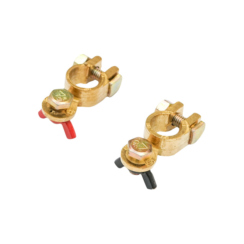 Set of copper battery terminals Cu++ Breckner Germany