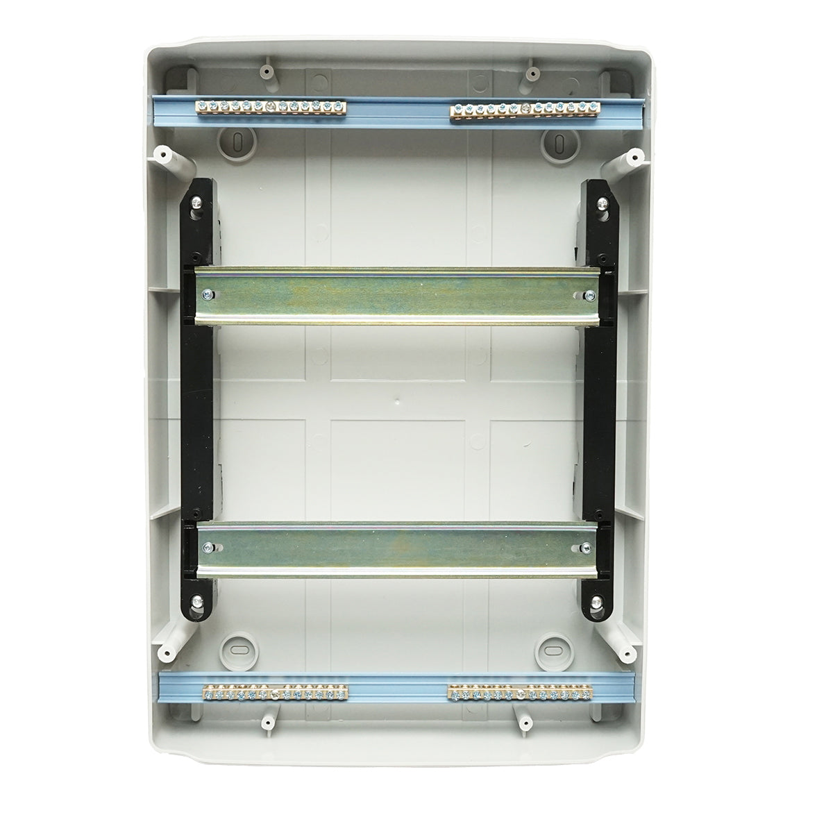 Applied fuse box 2 rows, 24 modules 295x255x130mm IP65 Breckner Germany