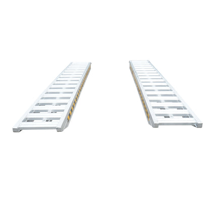 Aluminum ramps set 6 tons for loading/unloading 380x45x15cm