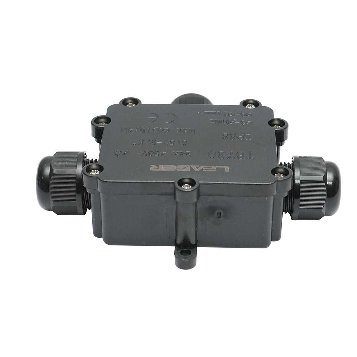 Sealed junction box with presets 24A 450V AC, 3 ways 3-14mm IP68 Leader