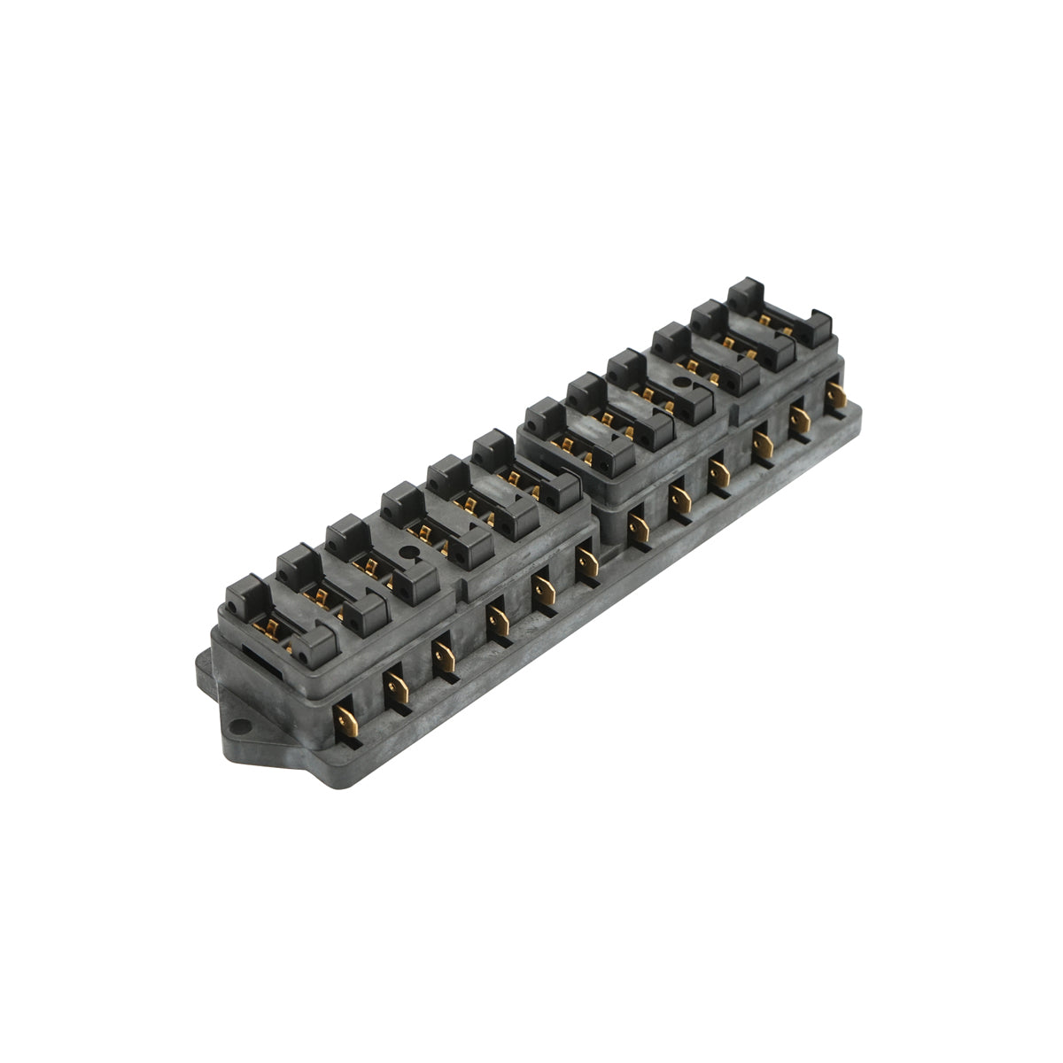 Flat fuse box with 12 slots Breckner Germany