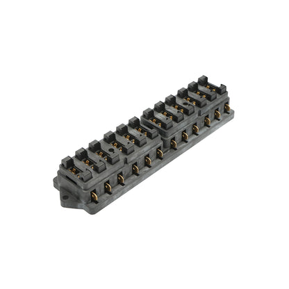 Flat fuse box with 12 slots Breckner Germany
