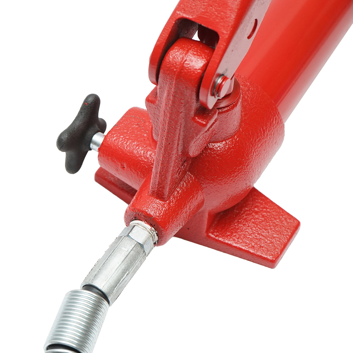 Manual hydraulic press for sheet metal work, maximum load 20 tons.