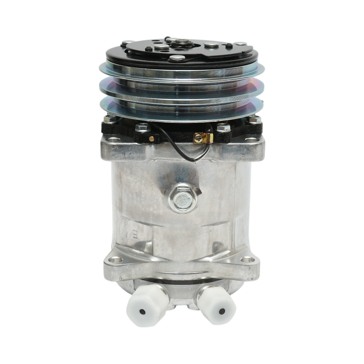 12V air conditioning compressor for Fiat, Same, Renault, Laverda OEM code 5116929, 322406400, 7700267326, 7700004557, 2508799C91