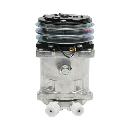 12V air conditioning compressor for Fiat, Same, Renault, Laverda OEM code 5116929, 322406400, 7700267326, 7700004557, 2508799C91