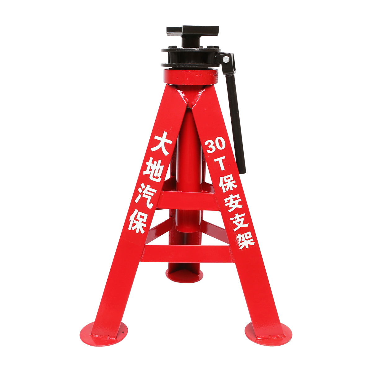 Auto support jack with thread and ratchet maximum weight 30T
