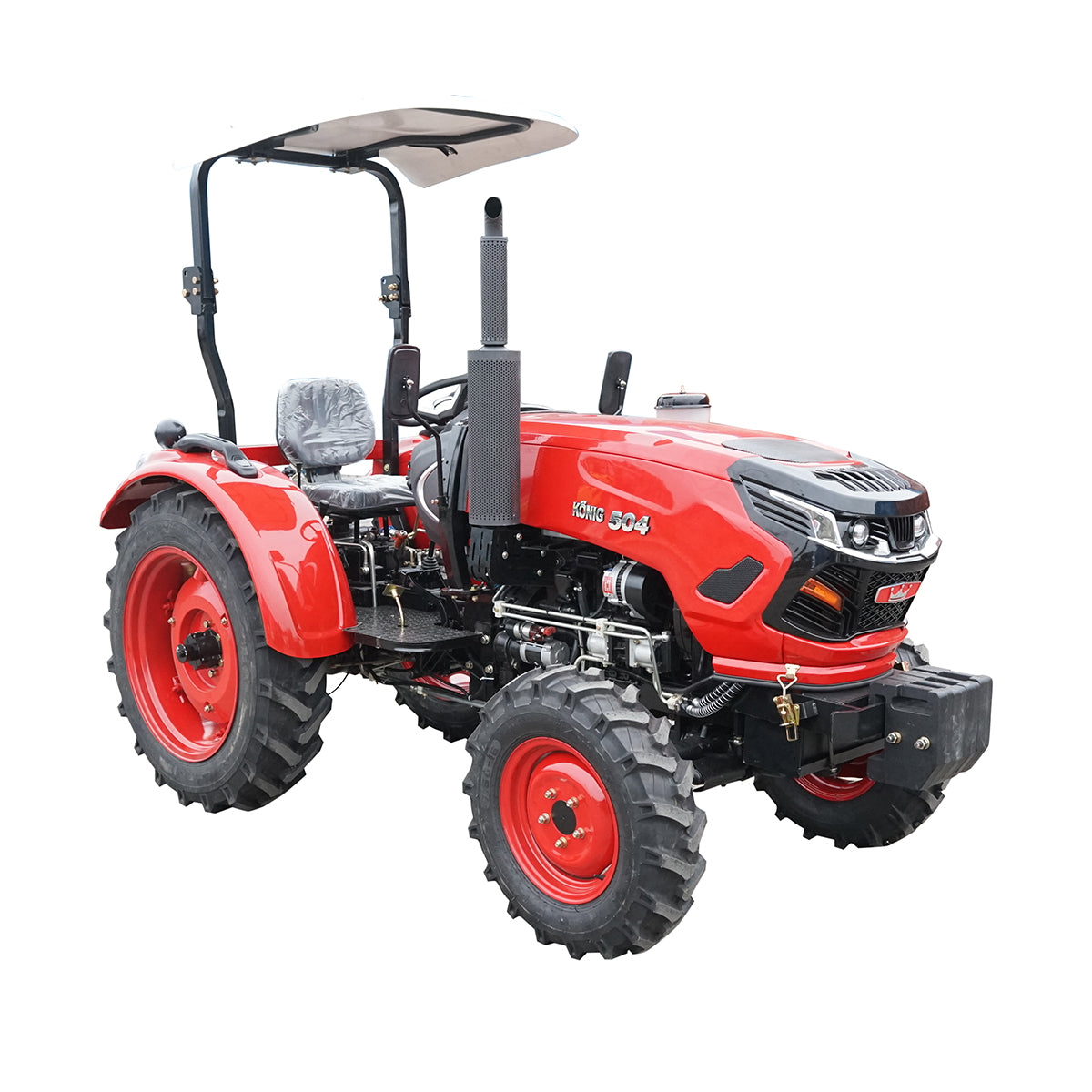 KONIG 504 tractor, 4x4, 50HP, with sunshade, wheels 7.50-16/11.2-28