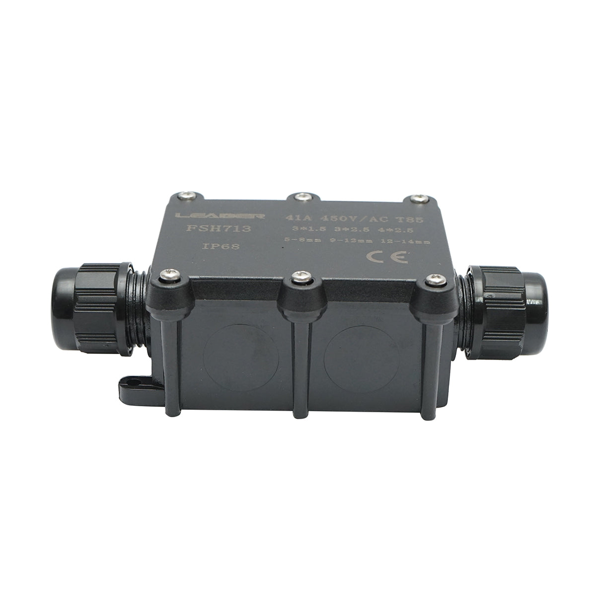 Sealed junction box with presets 41A 450V AC, 2 ways 5-14mm IP68 Leader