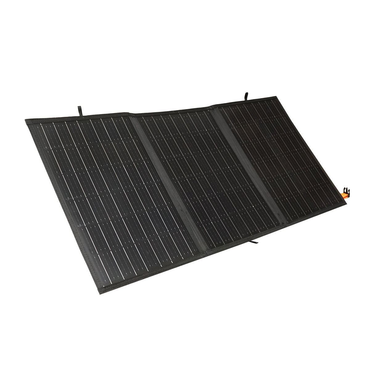 100W monocrystalline photovoltaic solar panel, foldable suitcase type with voltage regulator and USB port Breckner Germany