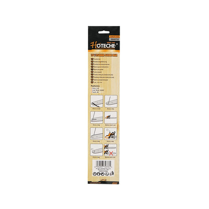 250mm (10 inch) chainsaw blade, compatible with 3/8 pitch chain, 40 teeth Hoteche