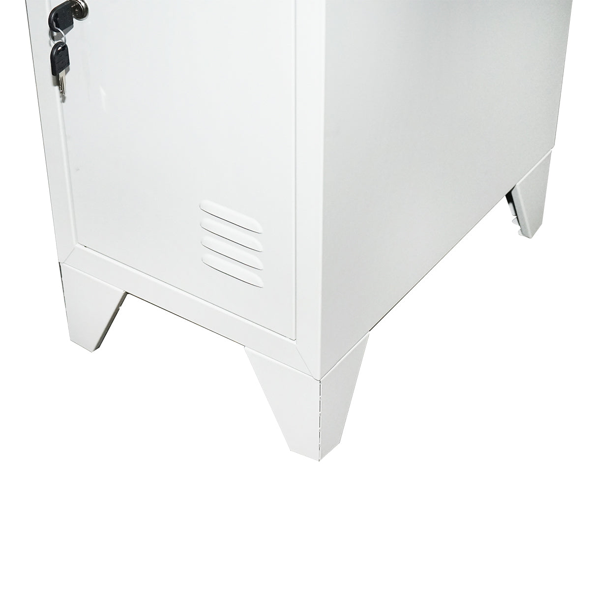 Locker room, metal cabinet with 3 secured doors 1700x300x450mm Breckner Germany