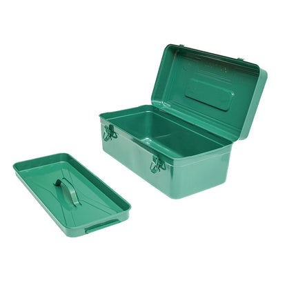 Green metal tool box 470x240x205mm Breckner Germany