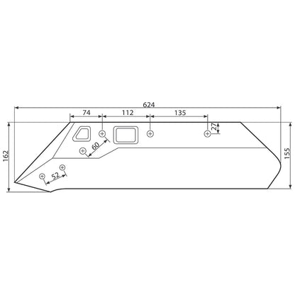 Brazdar KUHN left without chisel 622213